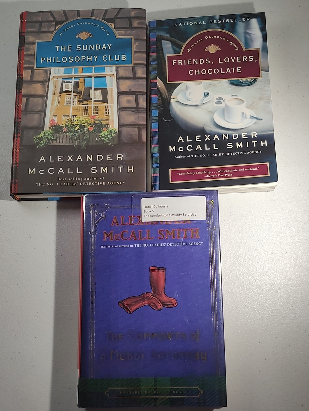 Alexander McCall Smith Lot Of 3 Isabel Dalhousie Series #1, 2, 5 Good Condition